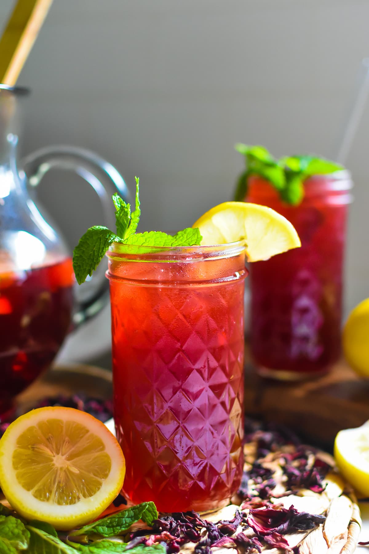 Iced Hibiscus Tea